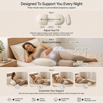 Pregnancy Support Pillow for Better Sleep